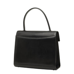 ジバンシー ロゴ ハンドバッグ ブラック レザー レディース Givenchy 【中古】