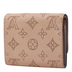 ルイ ヴィトン マヒナ ポルトフォイユ イリス 二つ折り財布 M62542 マグノリア ピンク レザー レディース LOUIS VUITTON 【中古】