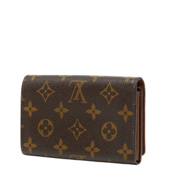 ルイ ヴィトン モノグラム ポルトモネ ビエ トレゾール 長財布 M61730 ブラウン PVC レザー レディース LOUIS VUITTON 【中古】