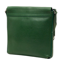ロエベ アナグラム 斜め掛け ショルダーバッグ グリーン レザー レディース LOEWE 【中古】