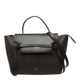 セリーヌ ベルトバッグ ミニ ハンドバッグ ショルダーバッグ 2WAY F-GA-1125 ダークブラウン レザー レディース CELINE 【中古】