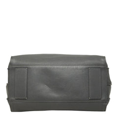 サンローラン サック ド ジュール スープル ラージ ハンドバッグ 2WAY ショルダーバッグ 47816 グレー レザー レディース SAINT LAURENT 【中古】