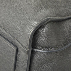 サンローラン サック ド ジュール スープル ラージ ハンドバッグ 2WAY ショルダーバッグ 47816 グレー レザー レディース SAINT LAURENT 【中古】