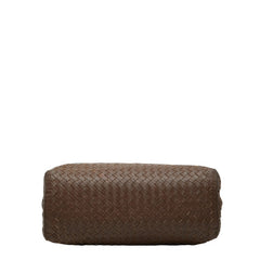 ボッテガヴェネタ イントレチャート トートバッグ ショルダーバッグ ブラウン レザー レディース BOTTEGAVENETA 【中古】