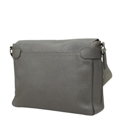 ルイ ヴィトン タイガ ロマンMM 斜め掛け ショルダーバッグ M32623 グラシエ グレー レザー メンズ LOUIS VUITTON 中古