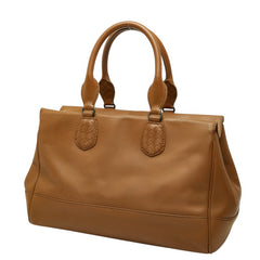 ボッテガヴェネタ イントレチャート ハンドバッグ ショルダーバッグ 2WAY ブラウン レザー レディース BOTTEGAVENETA 中古