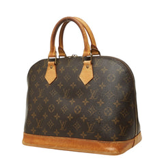 ルイ ヴィトン モノグラム アルマPM 旧型 ハンドバッグ M51130 ブラウン PVC レザー レディース LOUIS VUITTON 中古