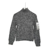 モンクレール CICLISTA セーター ニット サイズ:S グレー ウール アルパカ レディース MONCLER 中古