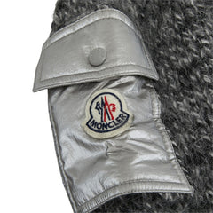 モンクレール CICLISTA セーター ニット サイズ:S グレー ウール アルパカ レディース MONCLER 中古