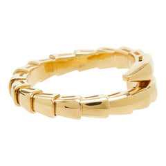 ブルガリ セルペンティ ヴァイパー リング 指輪 #L K18YG イエローゴールド 750 レディース BVLGARI 【中古】