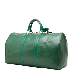 ルイ ヴィトン エピ キーポル50 ボストンバッグ トラベルバッグ M42964 ボルネオグリーン レザー レディース LOUIS VUITTON 中古