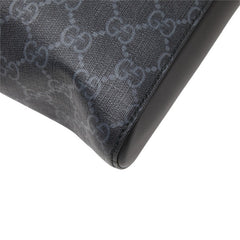 グッチ クーリエ GGスプリーム ショルダーバッグ メッセンジャーバッグ 4741137 グレー PVC レザー メンズ GUCCI 中古