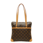 ルイ ヴィトン モノグラム クーサンGM トートバッグ ショルダーバッグ M51141 ブラウン PVC レザー レディース LOUIS VUITTON 中古