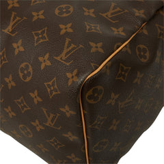 ルイ ヴィトン モノグラム キーポル45 ボストンバッグ トラベルバッグ M41428 ブラウン PVC レザー レディース LOUIS VUITTON 【中古】