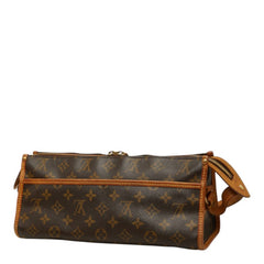 ルイ ヴィトン モノグラム ポパンクール ロン 斜め掛け ショルダーバッグ M40008 ブラウン PVC レザー レディース LOUIS VUITTON 中古