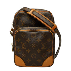 ルイ ヴィトン モノグラム アマゾン 斜め掛け ショルダーバッグ M45236 ブラウン PVC レザー レディース LOUIS VUITTON 中古