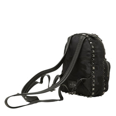 ヴァレンチノ ロックスタッズ カモフラージュ 迷彩 リュック バックパック ブラック系 レザー レディース Valentino 中古