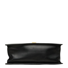 グッチ シェリーライン シルヴィ ハンドバッグ ショルダーバッグ 2WAY 431665 ブラック レザー レディース GUCCI 中古