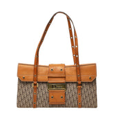 ディオール トロッター ストリートシック ハンドバッグ ショルダーバッグ ベージュ ブラウン キャンバス レザー レディース Dior 中古