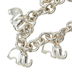 ティファニー エレファントモチーフ チェーン ブレスレット SV925 シルバー レディース TIFFANY&Co. 【中古】