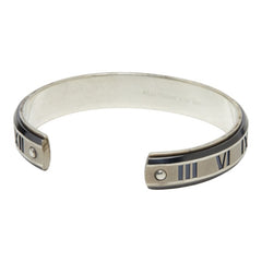 ティファニー アトラス バングル シルバー ブラック チタン メンズ TIFFANY&Co. 中古