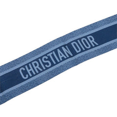 ディオール ミッツァ トワル ドゥ ジュイ ソヴァージュ 横幅スカーフ ナロースカーフ ネイビー レディース Dior 中古