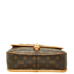 ルイ ヴィトン モノグラム ソローニュ 斜めかけ ショルダーバッグ M42250 ブラウン PVC レザー レディース LOUIS VUITTON 【中古】