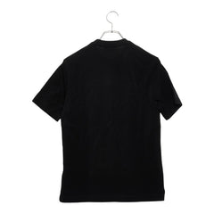 エルメス Hロゴ 刺繍 半袖Tシャツ サイズ XS ブラック コットン メンズ HERMES 【中古】