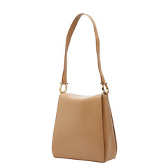 サルヴァトーレフェラガモ ガンチーニ ワンショルダーバッグ E218165 ベージュ レザー レディース Salvatore Ferragamo 中古