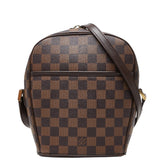 ルイ ヴィトン ダミエ イパネマPM 斜め掛け ショルダーバッグ N51294 ブラウン PVC レザー レディース LOUIS VUITTON 中古