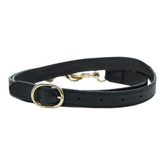 グッチ ショルダーストラップ ブラック レザー レディース GUCCI 【中古】