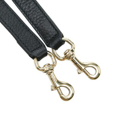 グッチ ショルダーストラップ ブラック レザー レディース GUCCI 【中古】