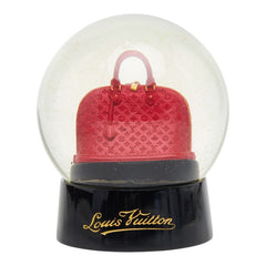 ルイ ヴィトン アルマ スノードーム スノーグローブ 小物 ノベルティ ブラック レッド レディース LOUIS VUITTON 中古