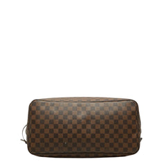 ルイ ヴィトン ダミエ ネヴァーフルGM トートバッグ ショルダーバッグ N51106 ブラウン PVC レザー レディース LOUIS VUITTON 中古