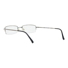 プラダ ロゴ メガネ 眼鏡 度数なし VPR54FA シルバー ブラック メタル プラスチック メンズ PRADA 【中古】