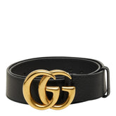 グッチ GGマーモント ベルト サイズ85/34 406831 ブラック レザー メンズ GUCCI 中古