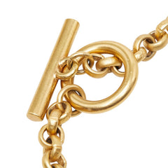 サルヴァトーレフェラガモ バッグ モチーフ チェーン ペンダント ネックレス ゴールド メッキ レディース Salvatore Ferragamo 中古