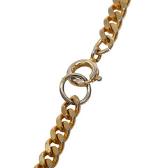 シャネル ココマーク チェーン ネックレス ゴールド メッキ ラインストーン レディース CHANEL 中古