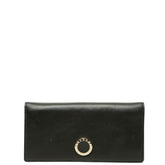 ブルガリ ブルガリブルガリ 長財布 ブラック レザー レディース BVLGARI 中古