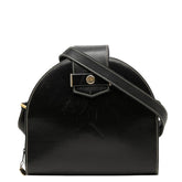 ディオール ヴィンテージ ハーフムーン ショルダーバッグ ブラック レザー レディース Dior 中古