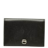 サルヴァトーレフェラガモ ロゴ コインケース 小銭入れ ブラック レザー レディース Salvatore Ferragamo 中古