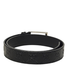 グッチ グッチシマ ベルト サイズ70/28 474313 ブラック レザー メンズ GUCCI 中古