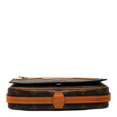 ルイ ヴィトン モノグラム サンジェルマン24 斜め掛け ショルダーバッグ M51210 ブラウン PVC レザー レディース LOUIS VUITTON 中古