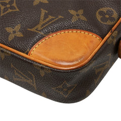 ルイ ヴィトン モノグラム マルリードラゴンヌGM セカンドバッグ クラッチバッグ M51825 ブラウン PVC レザー レディース LOUIS VUITTON 中古