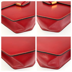 クリスチャンディオール ハンドバッグ ショルダーバッグ 2way レッド レザー レディース Christian Dior 中古