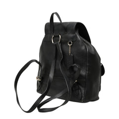コーチ リュック・デイパック ブラック レザー レディース COACH 中古