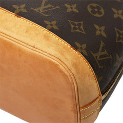 ルイ ヴィトン モノグラム アルマPM 旧型 ハンドバッグ M51130 ブラウン PVC レザー レディース LOUIS VUITTON 中古