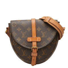 ルイ ヴィトン モノグラム シャンティPM 斜め掛け ショルダーバッグ M51234 ブラウン PVC レザー レディース LOUIS VUITTON 中古