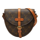 ルイ ヴィトン モノグラム シャンティPM 斜め掛け ショルダーバッグ M51234 ブラウン PVC レザー レディース LOUIS VUITTON 中古