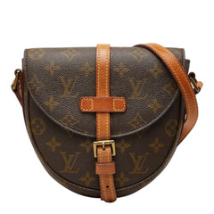 ルイ ヴィトン モノグラム シャンティPM 斜め掛け ショルダーバッグ M51234 ブラウン PVC レザー レディース LOUIS VUITTON 中古